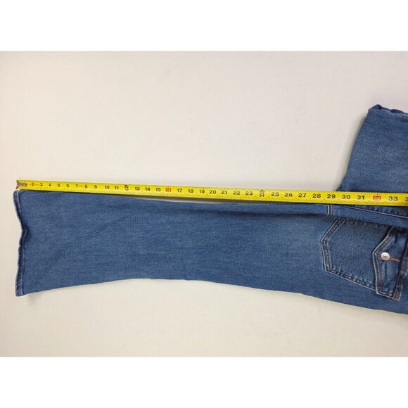 American Eagle Outfitteres Size 2 Short Womens 29" Inseam Low Rise Flare Jeans - Picture 11 of 13